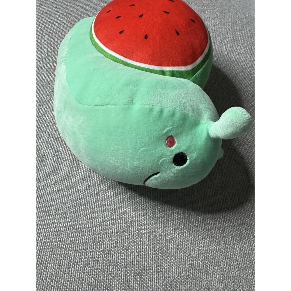 Kaisiyang Green Snail Plush With Watermelon Slice Shell Fruit Themed Stuffed Toy